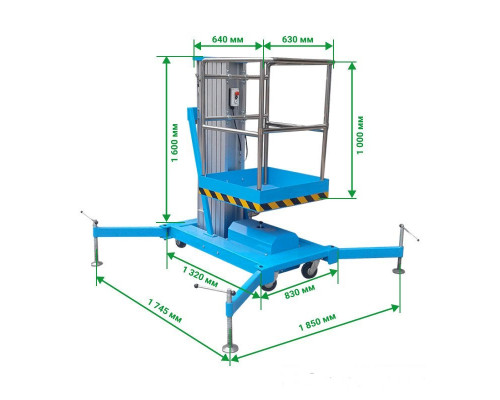 Одномачтовый подъемник PROLIFT GTWY6-100 AC